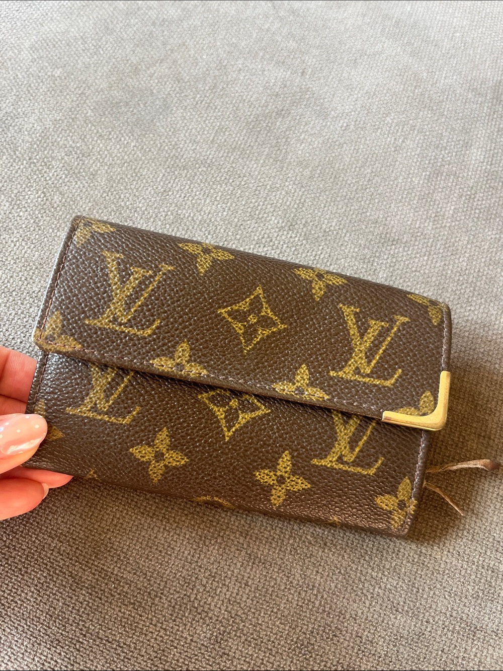 Louis Vuitton LV Monogram Porte-Monnaie Tresor Wallet